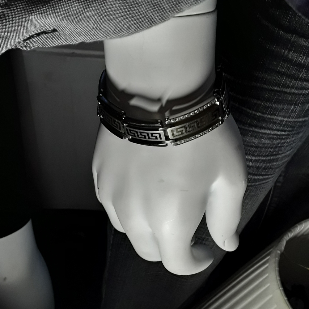8" stainless steel bracelet